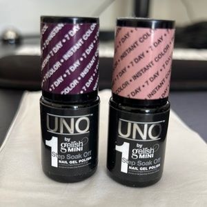 Uno by Gelish - Honey Bare and Spiced Plum